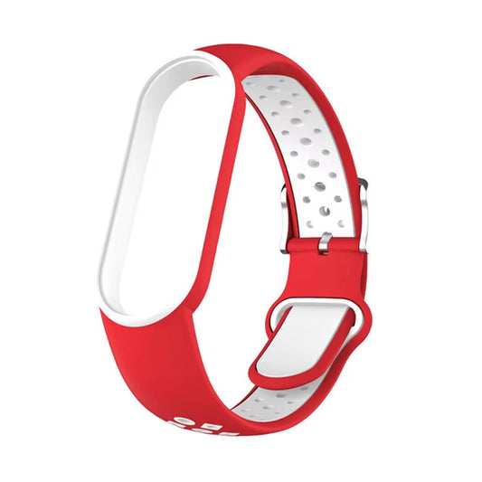 Strap for Mi Band 6 5 Bracelet Sport Silicone Miband7 Miband 6 Replacement Wristband for Xiaomi Mi Band 5 7 Double Buckle Correa