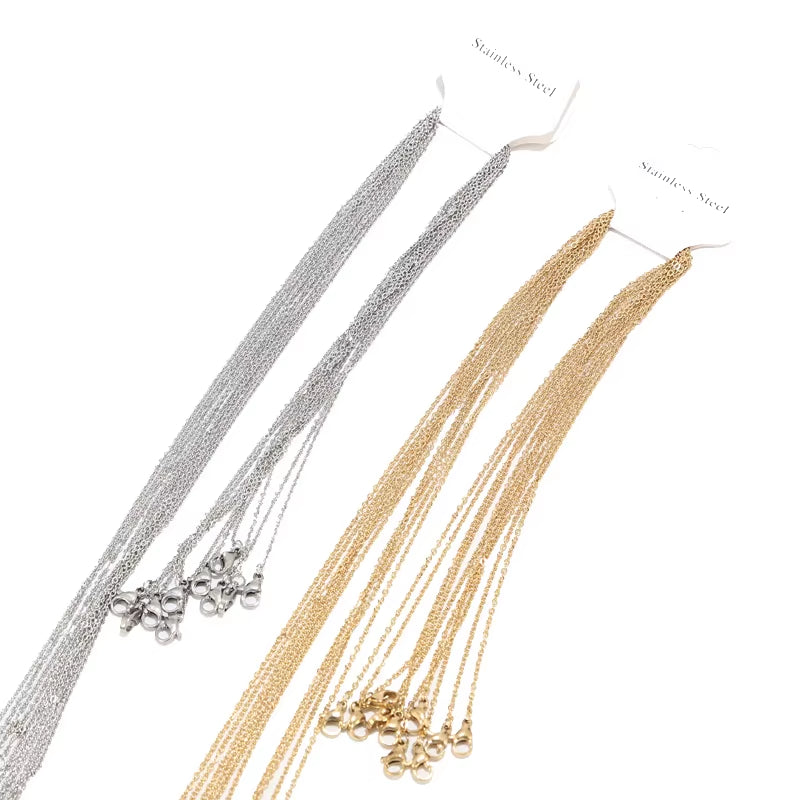 Gold Women Necklaces Wholesale Elegant Jewelry for Ladies Fashionable Gold Plated Choker Necklace Bulk Packaged