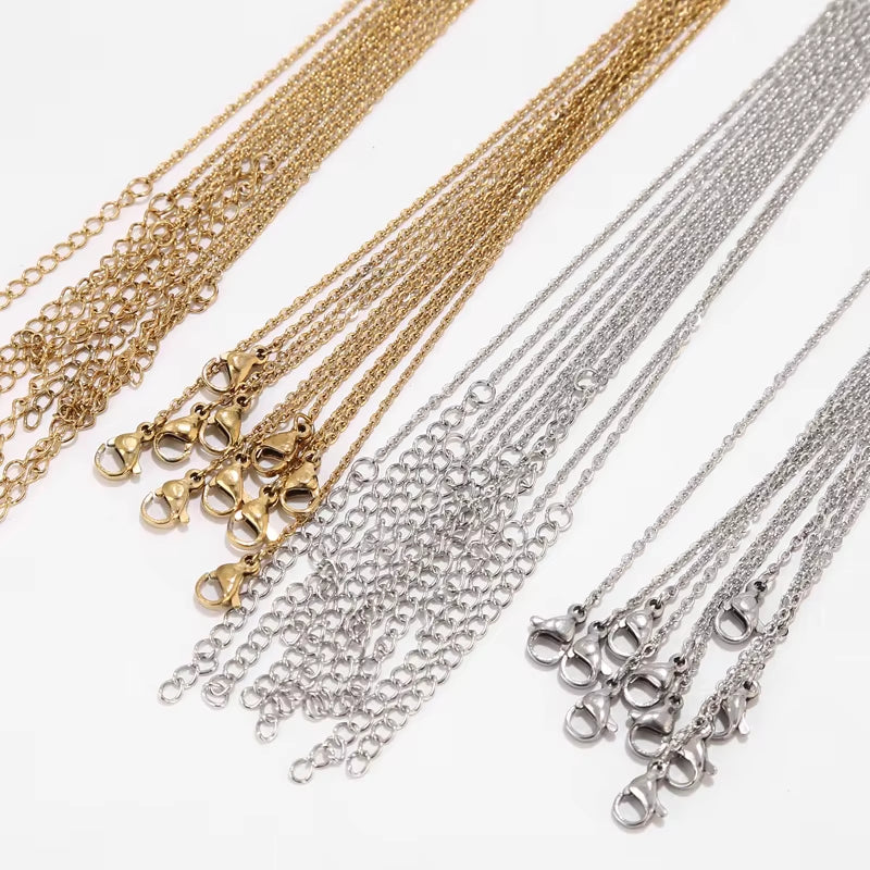Gold Women Necklaces Wholesale Elegant Jewelry for Ladies Fashionable Gold Plated Choker Necklace Bulk Packaged